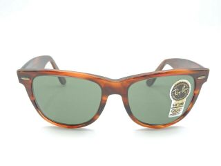 Vintage Ray Ban B&l Wayfarer Ii L1725 Tortoise Sunglasses 390