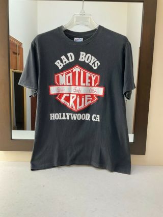Vintage Motley Crue Girls Girls Girls Tour T - Shirt 1987