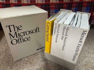 Vintage The Microsoft Office For Windows - First Version First Year 5 1/4 " Floppy