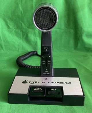 Cobra Dynamike Plus Model Ca - 61 Vintage Microphone Quality Sound Japan Made (c1)