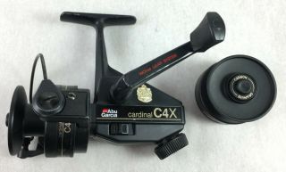 Abu Garcia Cardinal C4x W/ Extra Spool,  High - Speed Vintage, .