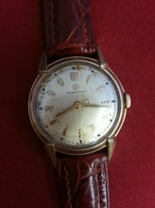 Eterna - Matic Automatic Vintage Wrist Watch 17 Jewels Swiss Made 14kt Gold Filled