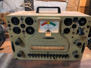 Heathkit It - 17 Vintage Tube Tester Checker Parts Only Does Power Up