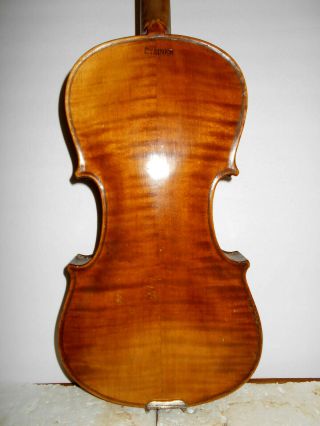 Antique Old Vintage Late 1800/early 1900s " Stainer " 2 Pc.  Back Full Size Violin