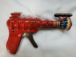 Vintage Atomic Space Toy - Z - Z Ray Gun - All - Metal Prod Co.  - Wyandotte,  Mich.