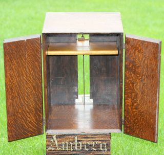Antique Amberg Solid Wood File Cabinet 18 " Tall X 13 1/8 " Wide X 12.  25 " Deep Bin