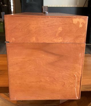 Vintage Redwood Foot Locker | Heavy - Duty | 27”x12”x14” | Piece 3