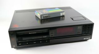 Vintage 1984 Sony Betamax Sl - 9090 Video Cassette Recorder Vcr -
