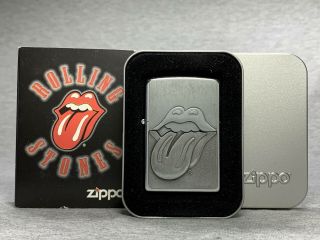 Rolling Stones Surprise Emblem Chrome Lighter (zippo 14102,  2007)