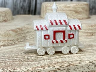 Hard To Find Hallmark Christmas Merry Miniature 1990 Train Candy Caboose