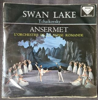 Decca Sxl 2107 - 8 1959 Ansermet Tchaikovsky: Swan Lake 2 Lp Vg/vg 1st Press