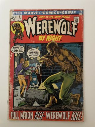 Werewolf By Night 1 Bronze Age Marvel Comic Book