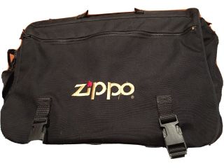 Zippo Nylon Brief Sample Folio Snap Closures Shoulder Strap Handle Sample Folder