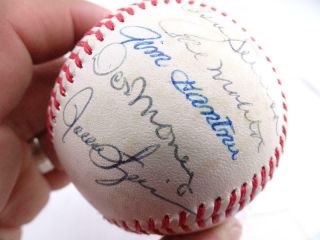 Vintage Autographed Baseball Ball Milwaukee Brewers Team Signed Robin Yount X16