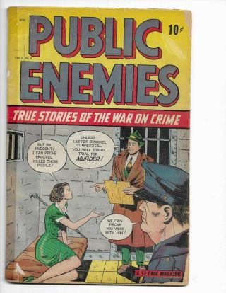 Public Enemies 3 - G,  2.  5 - True Stories Of The War On Crime - Pre - Code (1948)