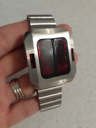 Vintage Rare Synchronar Solar LED Watch 3