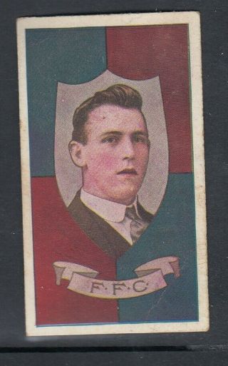 Australian Rules Football Peter Pan Cigarette Card P.  Heron Fitzroy Vfl 1910 