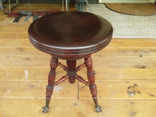 Vintage Piano Stool A Merriam & Co Acton Mass