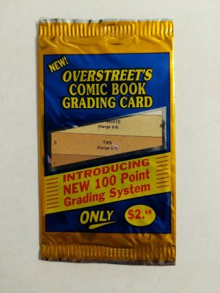 Overstreet Comic Grading Card Vintage Rare Factory Pack Owl