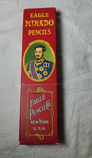 Vintage Eagle Mikado Pencils No.  174 Grade 2 with 10 pencils 2
