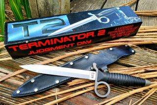 Vintage 1991 United Cutlery Fixed Blade T2 Terminator 2 Judgment Day Made In Usa