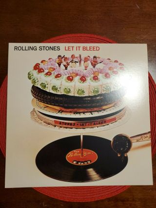 Rolling Stones.  Let It Bleed.  Clear Vinyl.  Pre - Owned