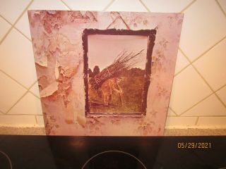 Led Zeppelin - Iv Zoso Lp Gatefold Sd 7208 " Black Dog " Stairway Vinyl