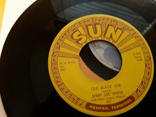 Jerry Lee Lewis Old Black Joe 45 Record Sun 337 Baby Bye M - Rockabilly Elvis