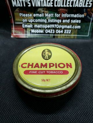 Vintage Australian Tobacco Tins (empty)