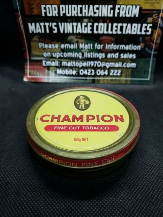 Vintage Australian Tobacco Tins (Empty) 2