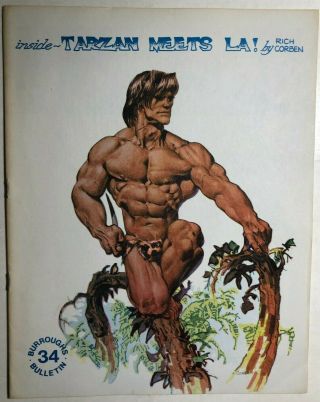 Burroughs Bulletin 34 (1974) Vintage Tarzan Fanzine Richard Corben Cover/story