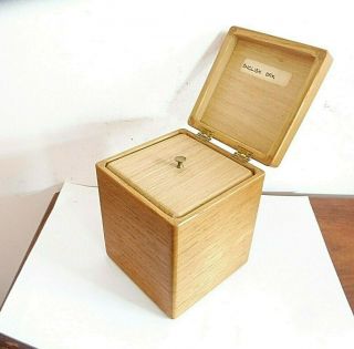 Vintage/early Hand Made Bespoke English Oak Hinge Lidded & Lidded Storage Box