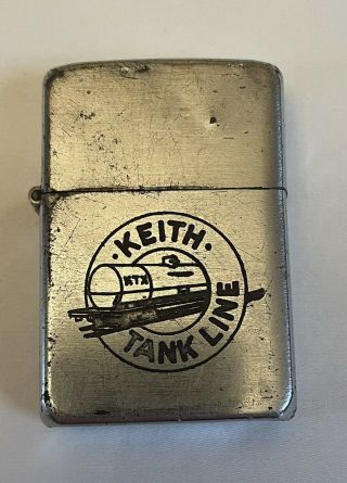 Zippo Pat 2032695 Keith Tank Line Lighter