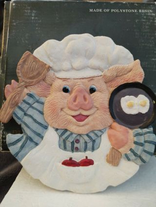 Miniature 3 Little Pigs Tea Set By Popular Imports Decorative Resin 1997