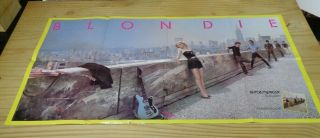 Blondie Autoamerican1980 Chrysalis Uk Vintage Poster Debbie Harry Rare