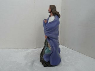 Thomas Kinkade by Ashton Drake Jesus Statue Rock of Salvation 2
