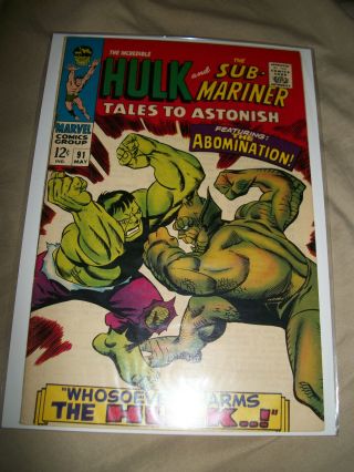 Tales To Astonish 91 (sub - Mariner And The Hulk)