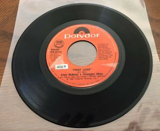 Kristy Mcnichol/christopher Atkins: First Love (45 Vinyl 1982) Philippine Import