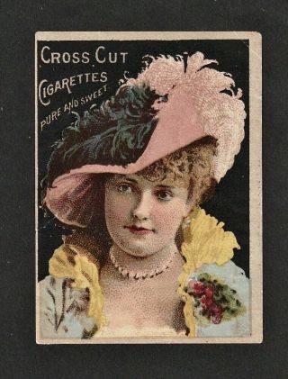 Rare N512: Duke: Girls: Tobacco Cigarette Card C.  1890 