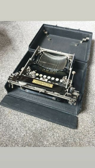 Vintage C1935 " Corona 3  Special " Portable Folding Typewriter & Case 1990