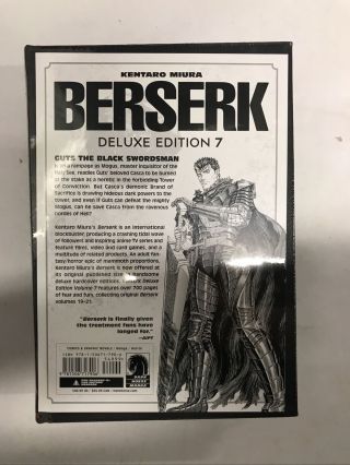 Berserk Deluxe Edition Volume 7 Dark Horse Guts Griffith Manga Anime