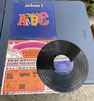 Jackson 5 " Abc " Lp Motown Collectible 1970