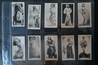 Carreras Film & Stage Beauties 1939 Set Of 54 - See All Photo 
