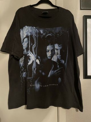 Vintage 1992 Prince Diamonds Pearls Tour Shirt Rare Size Osfa