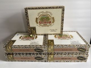 5 - Arturo Fuente Double Chateau Fuente Wood Empty Cigar Boxes Craft/jewelry