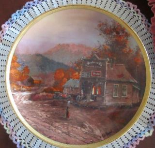 Ted Blaylock The Old General Store Franklin Limited Edition Porcelain Plate