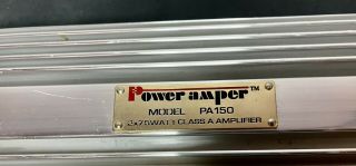 Vintage PowerAmper PA150 Power Amplifier Car Radio Rare 2