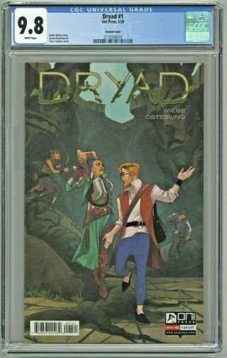 Dryad 1 Cgc 9.  8 Variant Cover Edition Oni Press 2020 Fiona Staples Hot Series