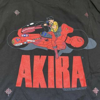 Vintage Akira T Shirt Large Fashion Victim Anime Dry Rot Ripped