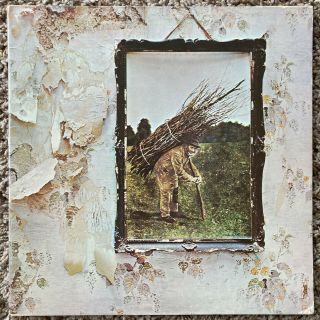 Led Zeppelin Iv Vinyl Lp Atlantic Sd7208 Porky Pecko Duck Gatefold Rare